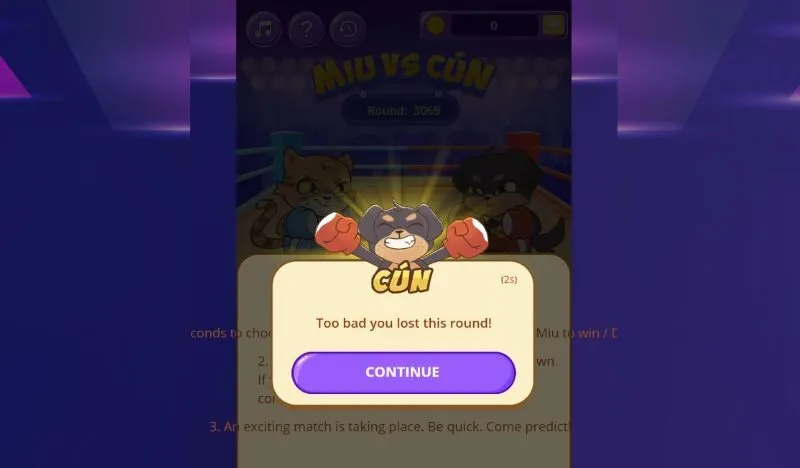 Thủ thuật chơi Miu vs Cún hiệu quả