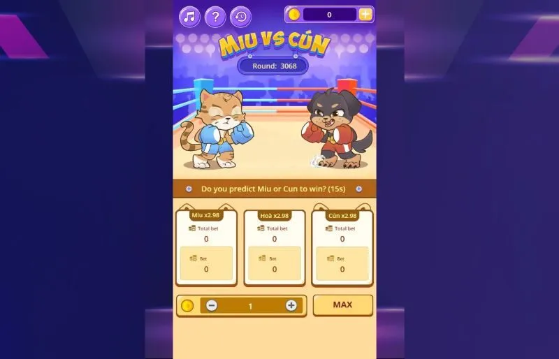 Miu VS Cún – Mẹo chơi thắng nhanh, săn tiền thưởng cực dễ