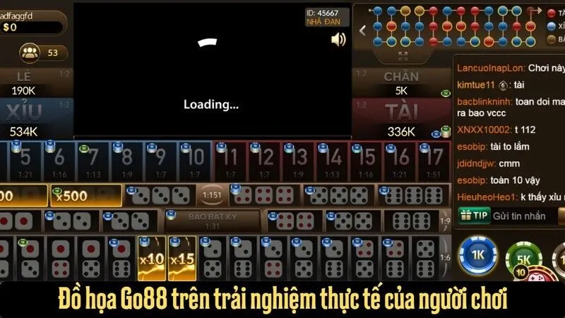 Đồ họa Go88 trên trải nghiệm thực tế của người chơi